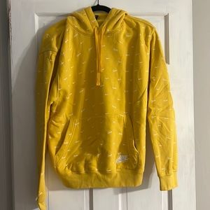 Yellow Nike hoodie